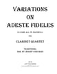 Variations on Adeste Fideles P.O.D. cover